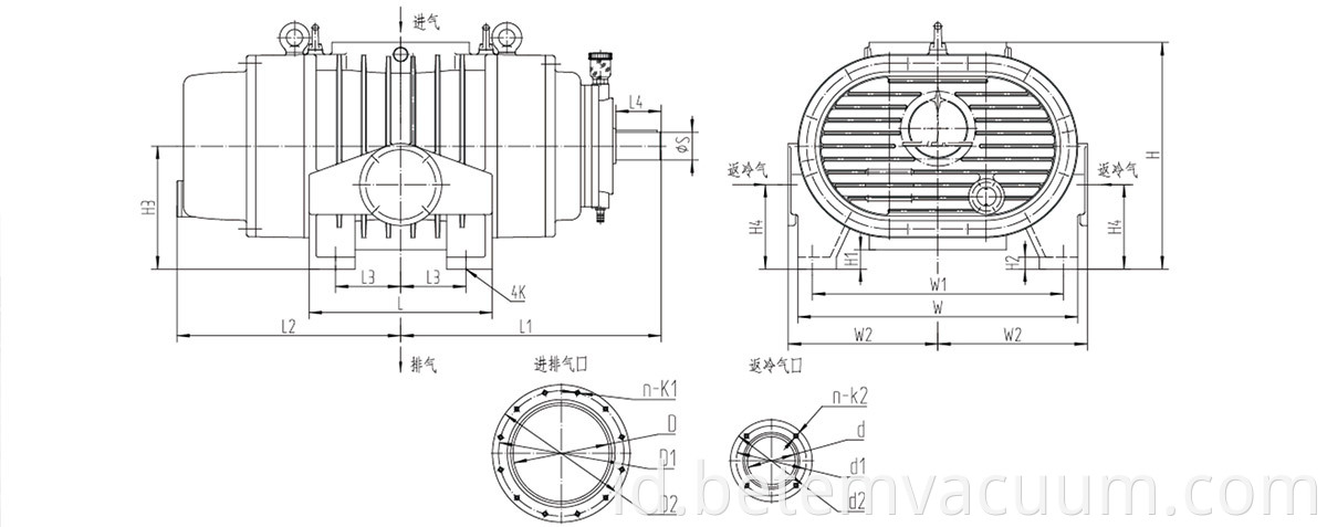 roots vacuum pumps